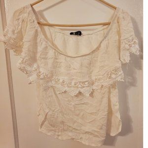 Ambiance Off Shoulder Crop Top